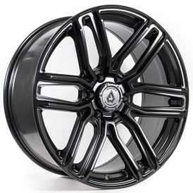 22" Arena Wheel Co A111 Supreme Satin Black Off-Road Rims  
