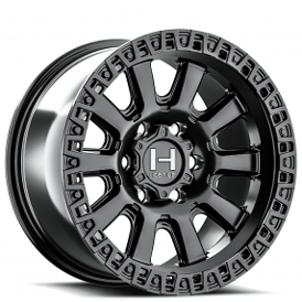 20" Hostile Wheels H138 Crawler Satin Black Off-Road Rims