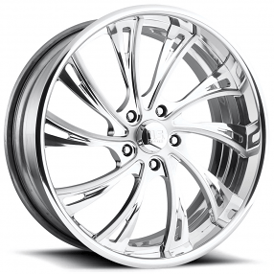 19" U.S. Mags Forged Wheels Slasher US707 Polished Tuckin Series Rims