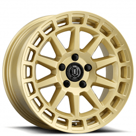 17" ICON Alloys Wheels Journey Gloss Gold Crossover Rims