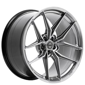 20" HRE Wheels FF21 Liquid Metal Flow Form Rims