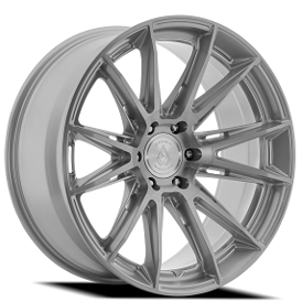 24" Arena Wheel Co A138 Lusso Gloss Silver Brushed Off-Road Rims  