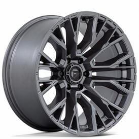 20" Fuel Wheels D848 Rebar 6 Matte Gunmetal Off-Road Rims