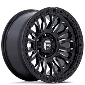 20" Fuel Wheels FC857 Rincon SBL Gloss Black Milled Off-Road Rims