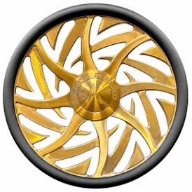 Artis Forged Custom Steering Wheel Shank Brushed Gold 
