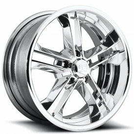 28" U.S. Mags Forged Wheels Coronado US316 Polished Vintage Forged 2-Piece Rims