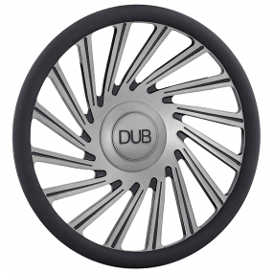 DUB Custom Steering Wheel Dazed Matte Black with Machined Face and DDT