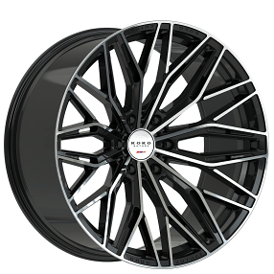22" Koko Kuture Wheels Como 12 Gloss Black Machined Flow Formed Off-Road Rims