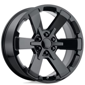 22" Performance Replicas Wheels PR189 Gloss Black Rims