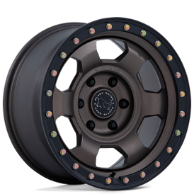 17" Black Rhino Wheels Trooper BR029 Burnt Bronze with Matte Black Lip Off-Road Rims 
