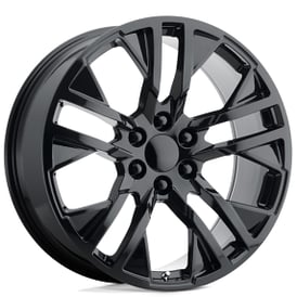 22" Performance Replicas Wheels PR187 Gloss Black Rims