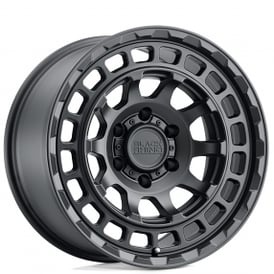 17" Black Rhino Wheels Chamber Matte Black Off-Road Rims 