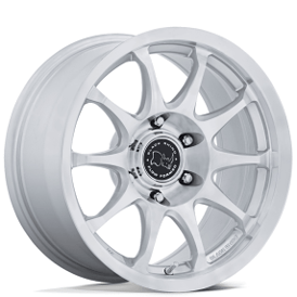 17" Black Rhino Wheels Ronin BR038 Gloss Silver with Machined Face Off-Road Flow Formed Rims