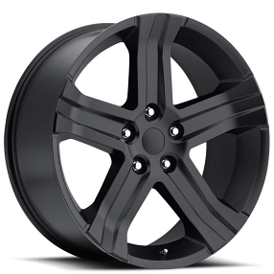 24" Dodge Ram RT Wheels FR 69 Satin Black OEM Replica Rims