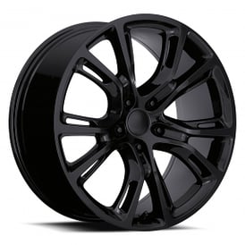 20" Jeep Spyder Monkey Wheels FR 88 Gloss Black OEM Replica Rims