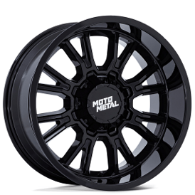 18" Moto Metal Wheels MO810 Legacy Gloss Black Rims