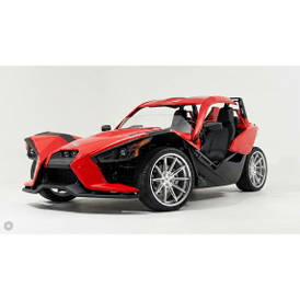20" Ferrada Wheels CM2 Silver Machined with Chrome Lip Polaris Slingshot / 3-Wheeler Rims