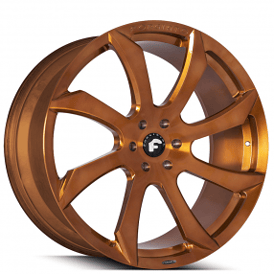21" Forgiato Wheels Fondare-M Brushed Copper Forged Rims