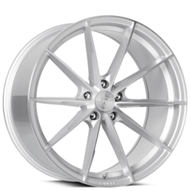 18" Dolce Performance Wheels Veloce Gloss Silver with Machined Face Rims