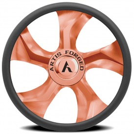 Artis Forged Custom Steering Wheel Bully Rose Gold