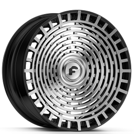 21" Forgiato Wheels Parlante ECL Black Machined XL Floating Cap Forged Rims 