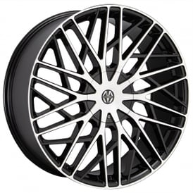 22" Massiv Wheels 925 Executive Black with Machined Face Rims
