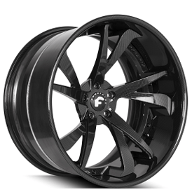 24" Forgiato Wheels S221-ECL Carbon Fiber Dip Forged Rims 