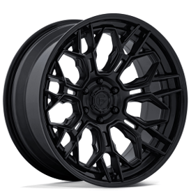 20" Fuel Wheels FC409 Hive Matte Black with Gloss Black Lip Off-Road Fusion Forged Rims