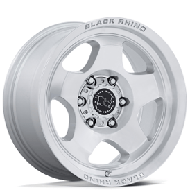 17" Black Rhino Wheels Sol BR031 Gloss Silver with Machined Face Off-Road Flow Formed Rims