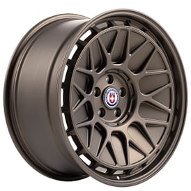 22" HRE Wheels 500 GTM Satin Bronze Floating Cap Monoblock Forged Rims