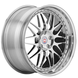 22" HRE Wheels 540 Polished Clear Center with Outer and Inner Barrel Forged Rims