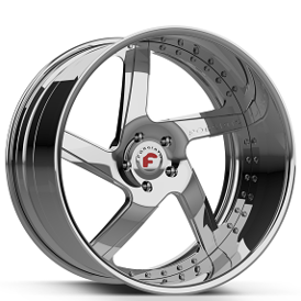19" Forgiato Wheels TWZ-1 Chrome Forged Rims 