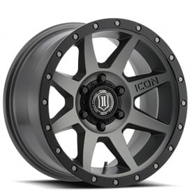 17" ICON Alloys Wheels Rebound Titanium Off-Road Rims