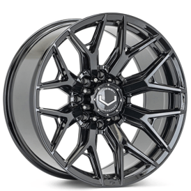 24" Vossen Wheels HF6-4 Gloss Black Off-Road 8-Lugs Rims