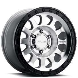 18" Method Wheels 315 Machined with Gloss Black Lip Off-Road Rims