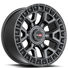 22" Vortek Off-Road VRD-704 Sniper Matte Black Rims 