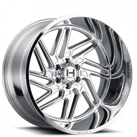 20" Hostile Wheels H116 Jigsaw Chrome Off-Road Rims