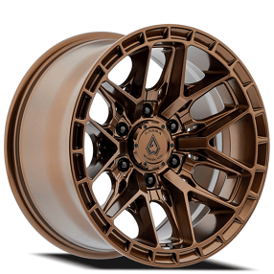 22" Arena Wheel Co A114 Battle Smoked Bronzed with Tint Clear 6-Lug Off-Road Rims