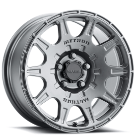 17" Method Wheels 502 Rally 2 Titanium Crossover Rims
