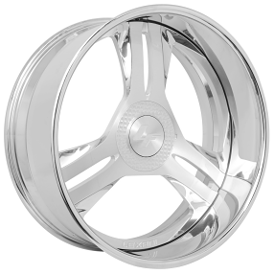 21" Lexani Forged Wheels LF-798 Tressa Brushed Silver Face with Chrome Lip Rims