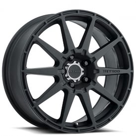 17" Method Wheels 501 Rally Matte Black Crossover Rims