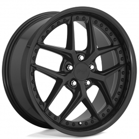 20" Niche Wheels M226 Vice Matte Black with Gloss Black Lip Rims 