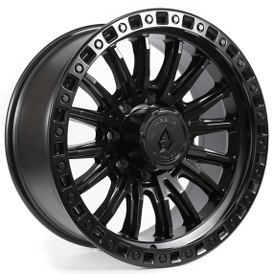 20" Arena Wheel Co A103 Mission Satin Black 8-Lug Off-Road Rims 