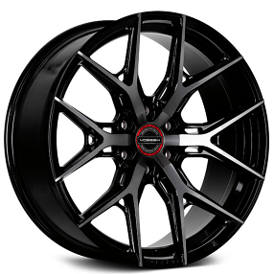 24" Vossen Wheels HF6-4 Tinted Gloss Black 6-Lugs Rims