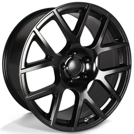 20" Performance Replicas Wheels PR163 Satin Black Rims