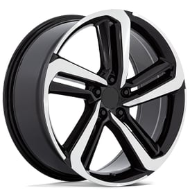 18" Performance Replicas Wheels PR216 Gloss Black Machined Rims
