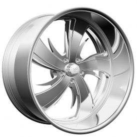 24" Snyper Forged Wheels Poison High Polished Monoblock Forged Rims 
