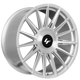 22" Lexani Forged Wheels M-Lotus-XL Brushed Silver Monoblock Forged Rims