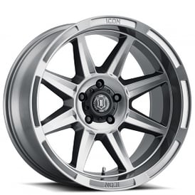 20" ICON Alloys Wheels Bandit Gunmetal Off-Road Rims