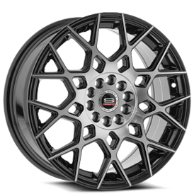 20" SPEC-1 Wheels SP-53 Gloss Black with Machined Rims